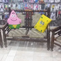 فروش مبل چوبی حصیری