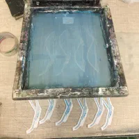 شابلون زن چاپ سیلک