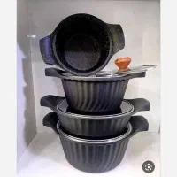 سرویس قابلمه چدن گرانیت برند رادیس 8 پارچه|ظروف پختوپز|فردیس, شهرک ارم|دیوار