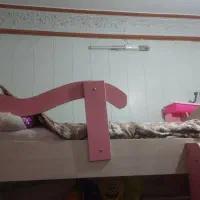 تخت دوطبقه و کمد ام دی اف