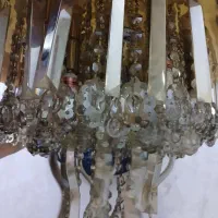 لوستر شرابی در حد نو قیمت خوب|لوستر و چراغ آویز|رشت, بلوار گیلان|دیوار