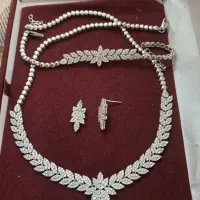 سرویس نقره ۹۲۵ نگین دار