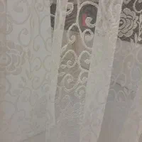 پرده با پشت پنجره ای و چوب پرده|پرده، رانر، رومیزی|مشهد, رضاشهر|دیوار