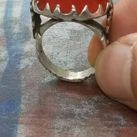 انگشتر نقره نگین عقیق|جواهرات|تهران, زمزم|دیوار