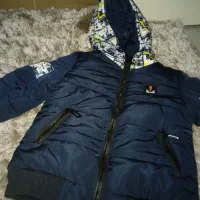 کاپشن سرمه ای بچگانه نوی نو