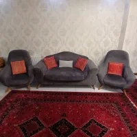 مبل نیم ست چهارنفره رنگ طوسی