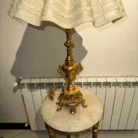 آباژور برنز سنگین وزن با روکش اب طلا|چراغ خواب و آباژور|تهران, سعادت‌آباد|دیوار