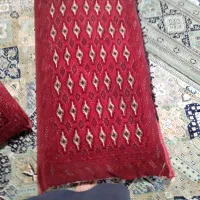 یک جفت فرش دو جفت پشتی ترکمن