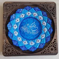 ظروف مینا کاری مناسب هدیه|صنایع دستی و سایر لوازم تزئینی|اصفهان, لاله|دیوار