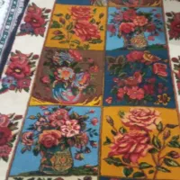 یک عدد فرش باطرح خشتی