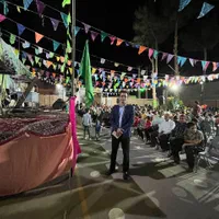 مجری گوینده شومن همایش سمینار قرعه کشی افتتاحیه|گردهمایی و همایش|اصفهان, نقش جهان|دیوار