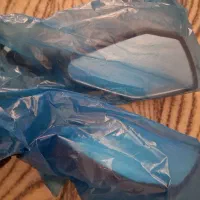 آیینه پایه کوتاه مشکی و قرمز
