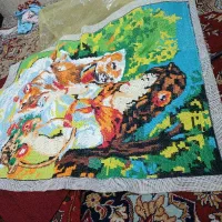 پته|گلیم، جاجیم، گبه|کرمان, |دیوار