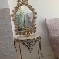 آینه شمعدان برنز