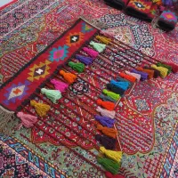 سر پرده های دست بافت