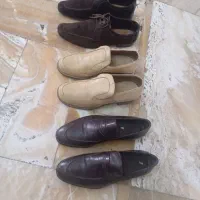 3 جفت کفش تمام چرم دست دوز سایز 41-40