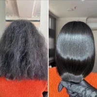 کراتین صافی ابریشمی کریستالی واحیاموهای آسیب دیده