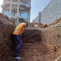 کندکاری حفاری پی ساختمان مقنی چاه فاضلاب پی دیوار