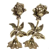 مجسمه گل رز برنزی