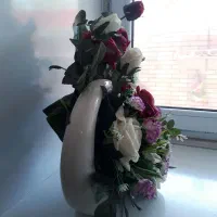 گل مصنوعی دسته گل عروس|گل مصنوعی|فردوسیه, |دیوار