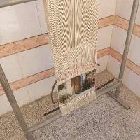 قالی ابریشم نیم بافت