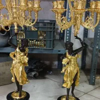 شمعدان آباژور مجسمه