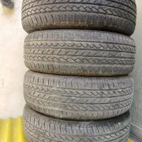 لاستیک بارز ۱۸۵ سایز ۱۵ با فلاب چراغ اریسان