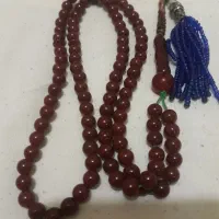 تسبیح شاه مقصود زرد قدیمی وخوش دست|کلکسیون اشیاء عتیقه|ملارد, |دیوار