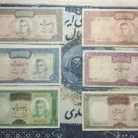 فروش انواع اسکناسهای قدیمی و رایج ایران و جهان