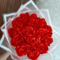 دسته گل ربانی و باکس|گل مصنوعی|بومهن, |دیوار