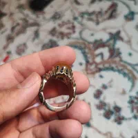 انگشتر تمام دست‌ساز استاد خجسته یاقوت زرد آفریقا|جواهرات|ارومیه, |دیوار