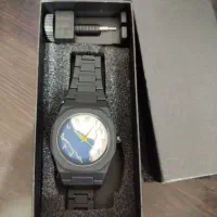 ساعت دارک واچ دو رنگ به همراه کوتاه کن ساعت