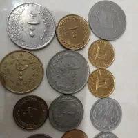 تعدادی سکه قدیمی|کلکسیون سکه، تمبر، اسکناس|شیرگاه, |دیوار