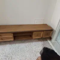 میز تلویزیون با چوب راش بسیار تمیز وبدون نقطه