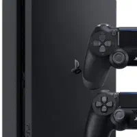 پلیاستیشن ۴ اسلیم ۵۰۰ گیگ سالم با دو دسته