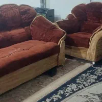 مبل  راحتی7 نفره یک دست کامل|مبلمان خانگی و میز عسلی|بم, |دیوار