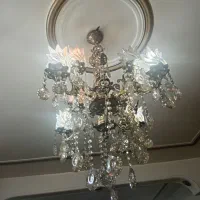 لوستر ۶ شاخه و ۴شاخه تمام برنج و ساعت دیواری برنجی|لوستر و چراغ آویز|قرچک, مهدیه|دیوار