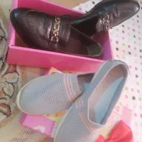 2عددکفش زنانه.1عددنو1عدرحدنو.