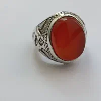 انگشتر نقره با نگین یمنی اصل|جواهرات|رفسنجان, |دیوار