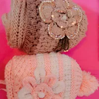 کلاه و شال گردن دخترانه