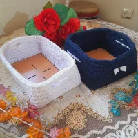 حراج سبد تریکو دو رنگ دونه ۱۰۰|حراج|بهبهان, |دیوار