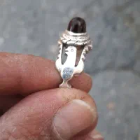 انگشتر نقره  سرخ