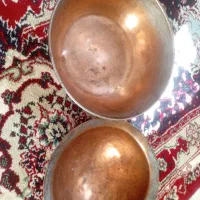 ی جفت کاسه مسی|کلکسیون اشیاء عتیقه|سقز, |دیوار