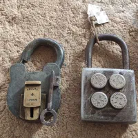 قفل قدیمی عتیقه|کلکسیون اشیاء عتیقه|لنجان, |دیوار