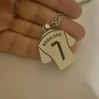 گردنبند تمام استیل مردانه طرح پیرهن رونالدو