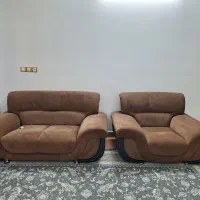 مبل ۷ نفره راحتی + کاناپه جلو تلوزیونی|مبلمان خانگی و میز عسلی|قائم‌شهر, |دیوار