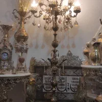 آباژور برنزی آباژور کنارسالنی شمعدان برنزی|صنایع دستی و سایر لوازم تزئینی|شیراز, آبیاری|دیوار