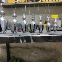 زنگ علامت زنگوله علم بلوطی آنتیک