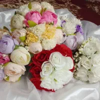 گل عروس|گل مصنوعی|حمیدیه, |دیوار