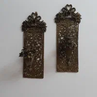 شمعدان دیواری دیوار کوب برنز